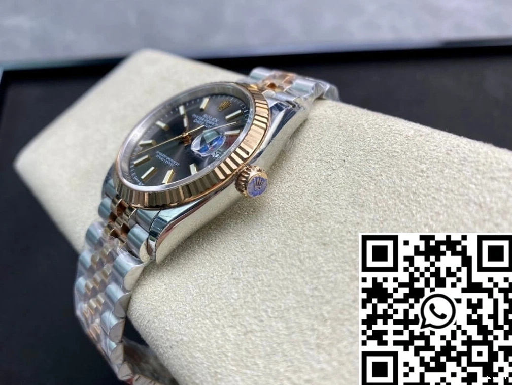 EW M126231-0013 Gold Rose Factory Rolex Datejust 0309